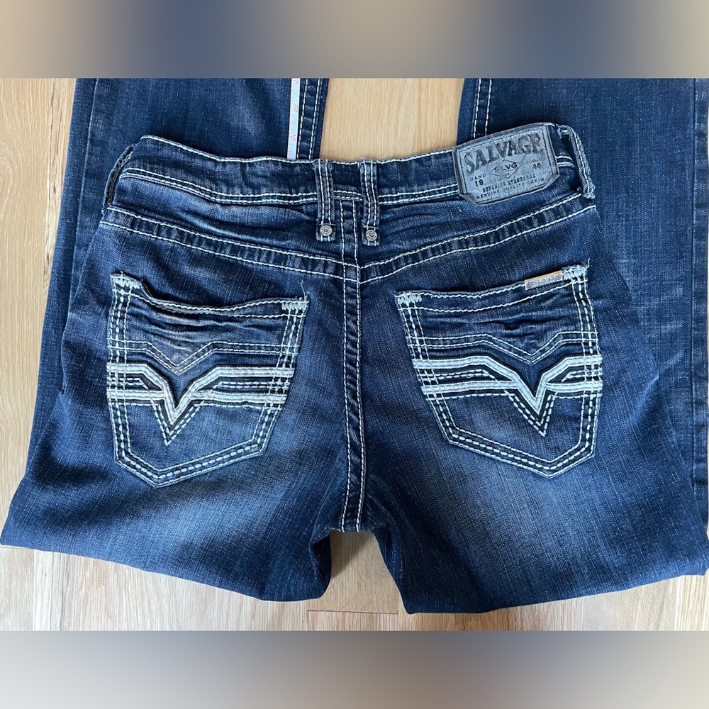 Buckle jeans; size 30S; 30” inseam